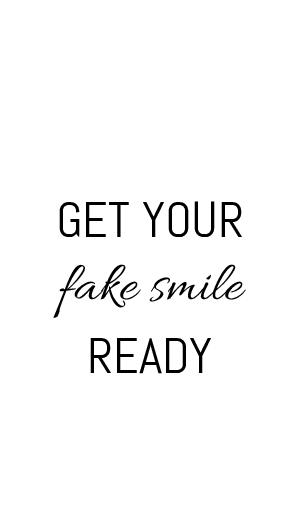 Get Your Fake Smile Ready Gift Tag Printable