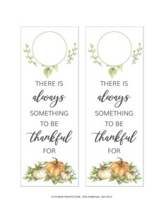 Thanksgiving Wine Tags