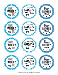 Fathers Day Cupcake Toppers