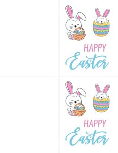 Happy Easter Cards Template