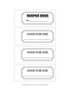 DIY Coupon Book Gift Idea