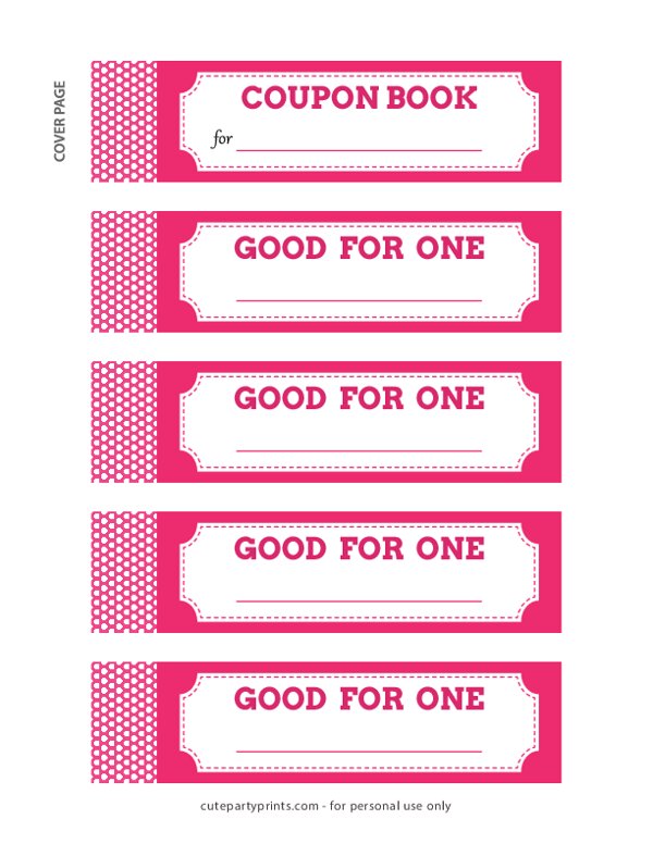 Coupon Book DIY