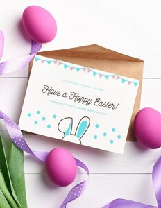 Hoppy Easter Cards Template