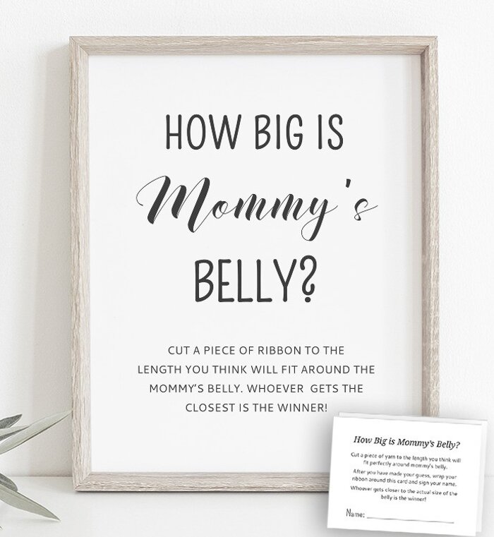 How big is Mommys Belly?