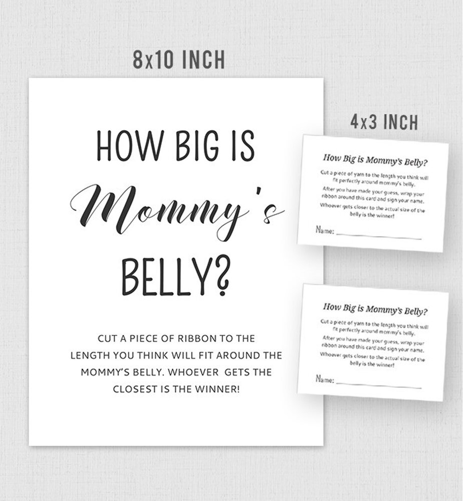 How big is Mommys Belly?