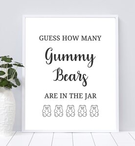 Guess How Many Gummy Bears are in the Jar