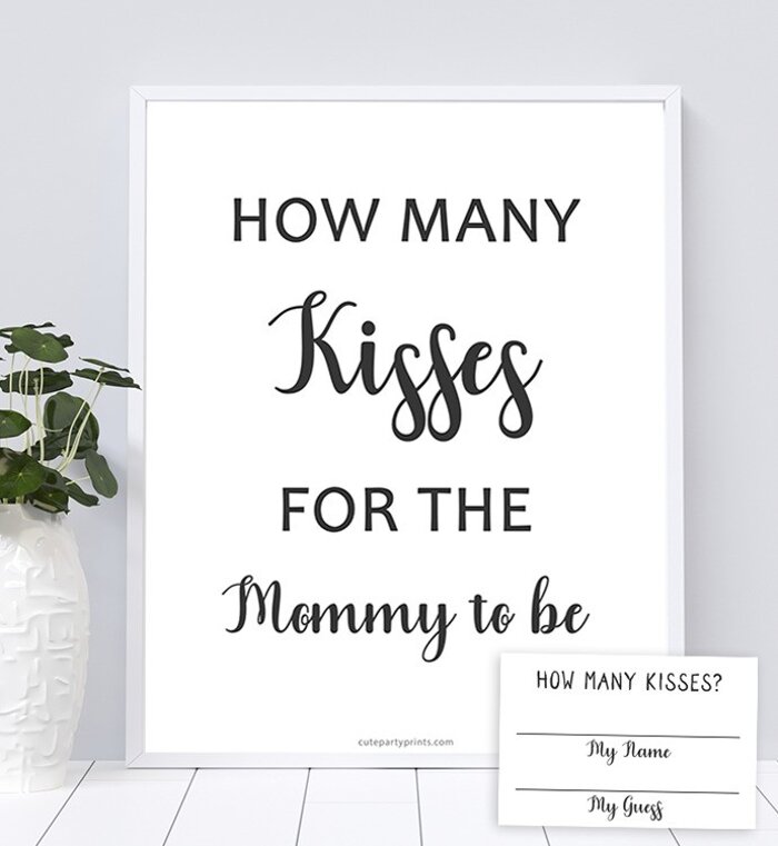 How Many Kisses for the Mommy To be?