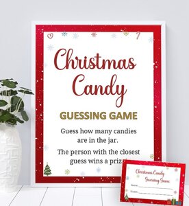 Christmas Candy Guessing Game