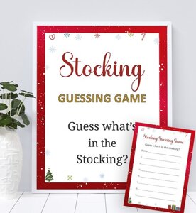 Stocking Guessing Game