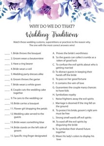 Wedding Traditions - Lavender Floral