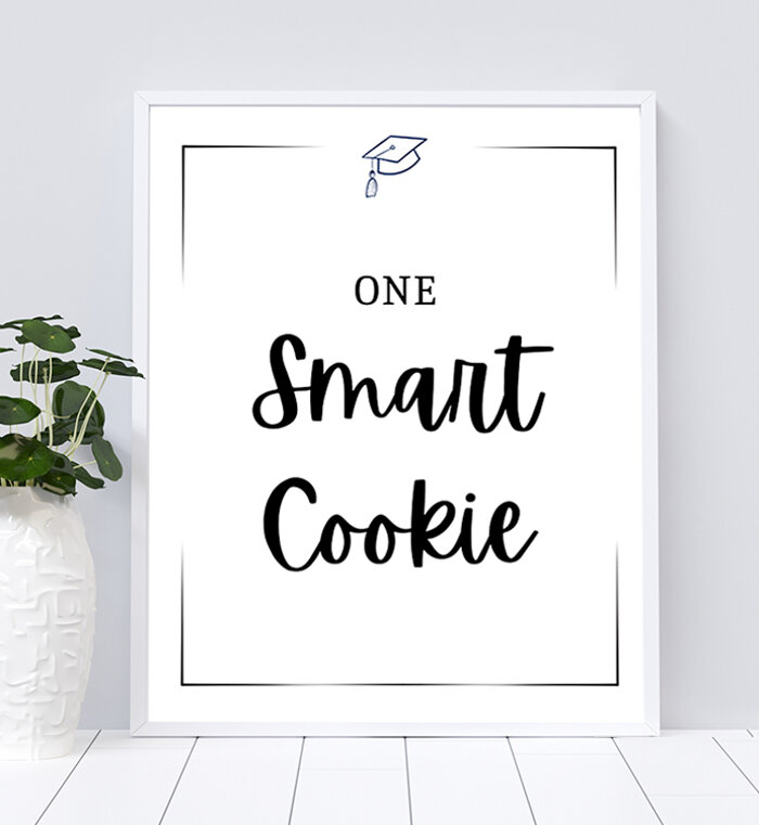 One Smart Cookie Table Sign