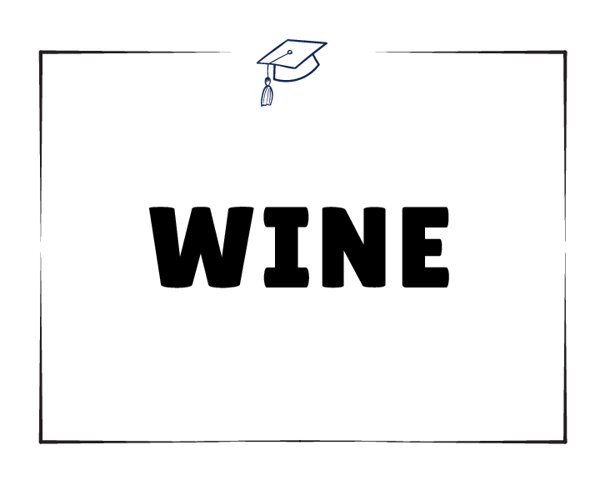 Wine Sign for Beverage Station
