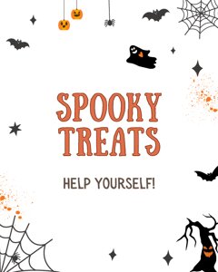 Spooky Treats Help Yourself