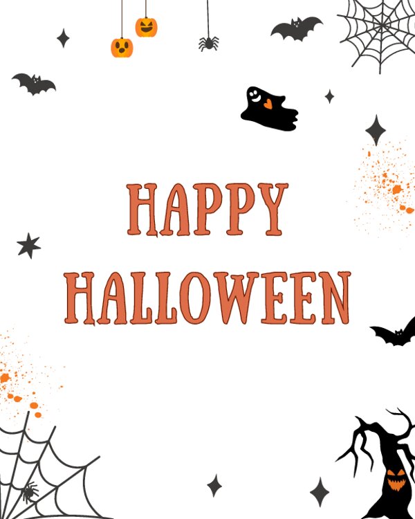 Happy Halloween Printable Sign