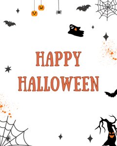 Happy Halloween Printable Sign
