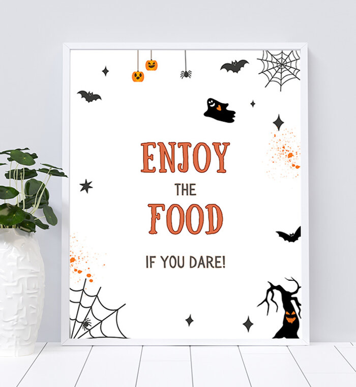 Enjoy the Food – If You Dare Sign