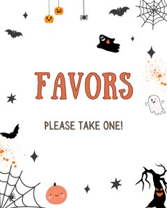 Halloween Favors Please Take One