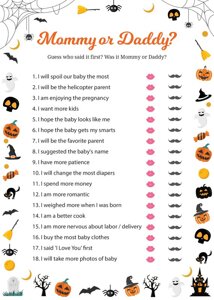 Halloween Mommy or Daddy