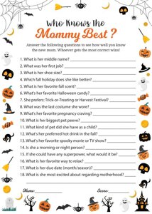 Halloween Who Knows the Mommy Best