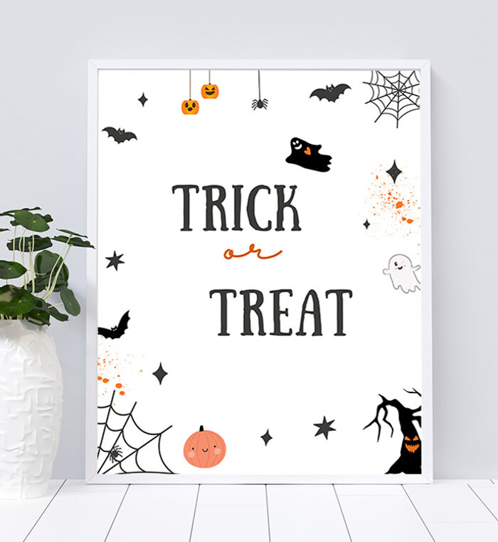 Trick or Treat Sign