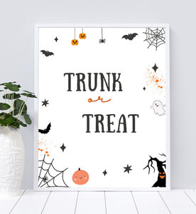 Trunk or Treat Sign