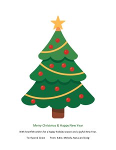 Festive Jumbo Christmas Gift Tag