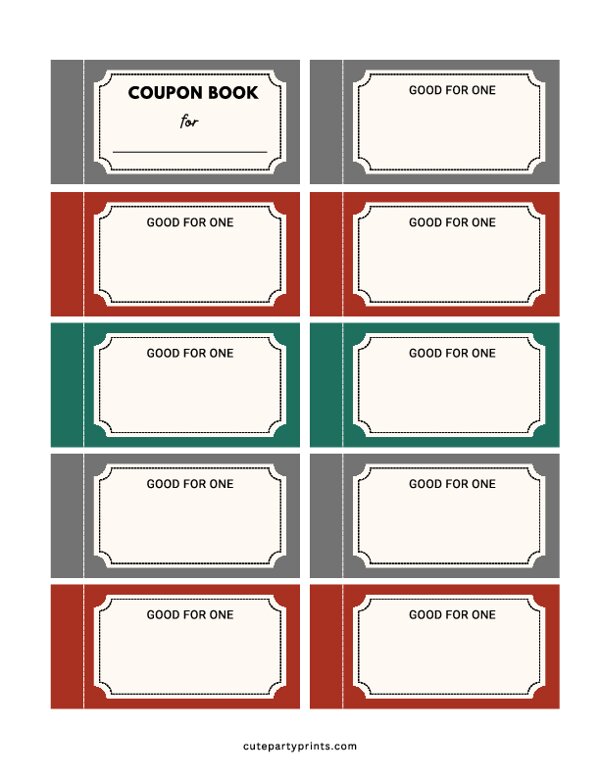 Coupon Book Template