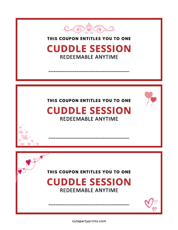 Cuddle Session Coupon