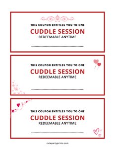 Cuddle Session Coupon