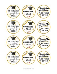 Graduation Cupcake Toppers