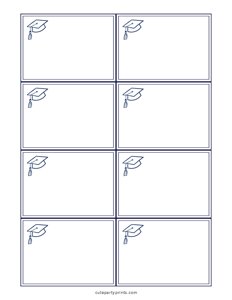 Graduation Party Name Tags