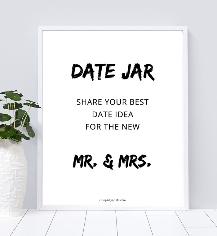 Date Jar Sign