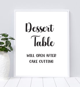 Table Signs