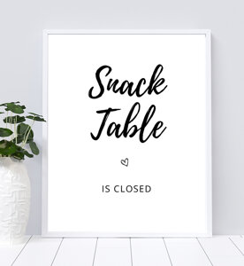 Table Signs