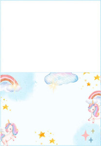 Printable Unicorn Food Labels