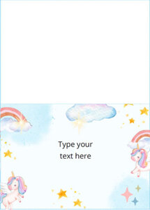 Printable Unicorn Food Labels