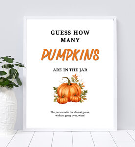 How many Pumpkins Sign