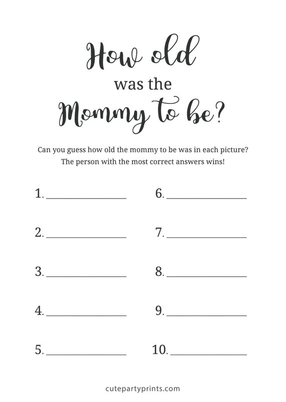 How Old Was the Mom-to-Be?