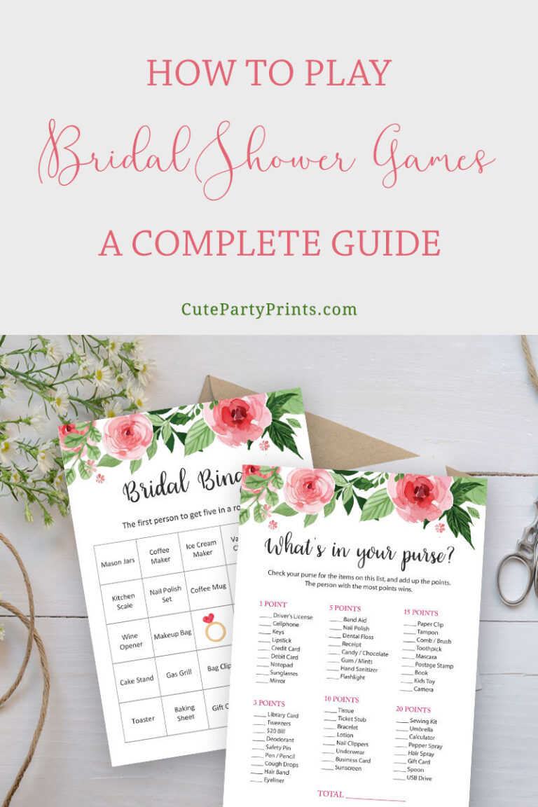 A Complete Guide to Bridal Shower Games