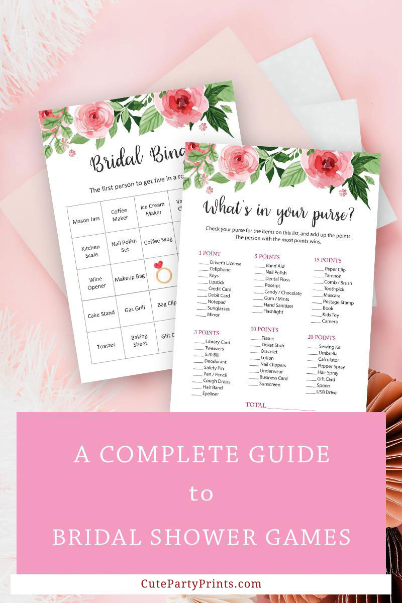 Bridal Shower Games Guide