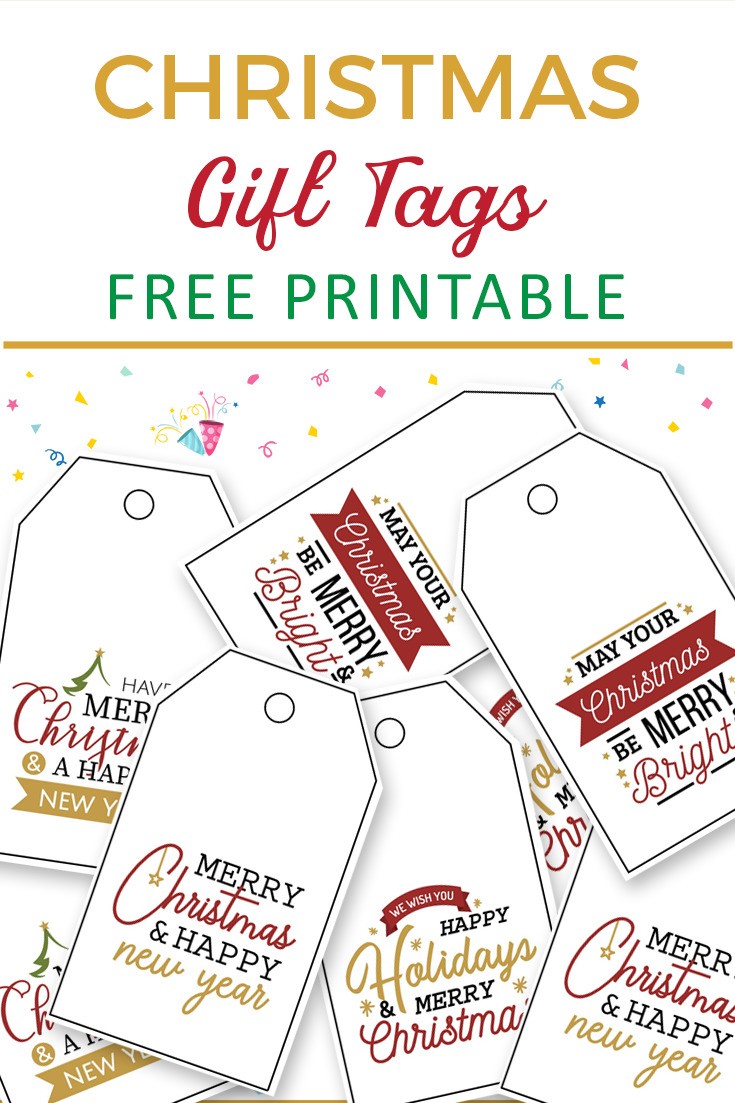 Christmas Gift Tags Free Printable