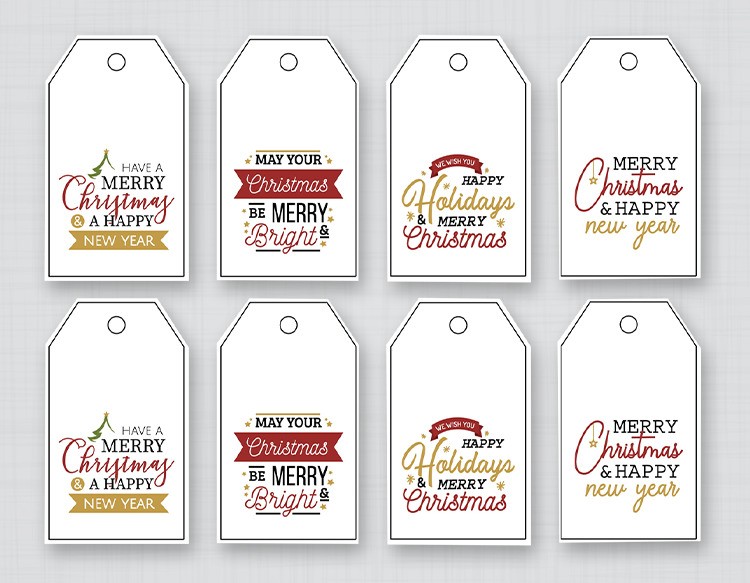 Printable Christmas Gift Tags