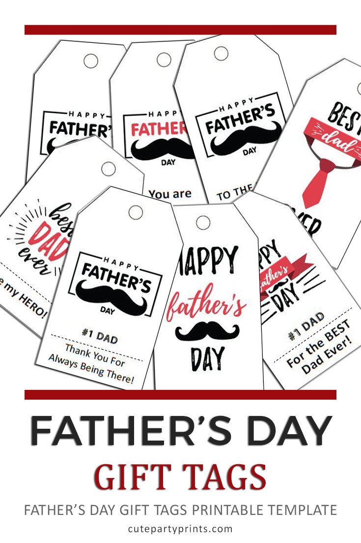 Free Printable Fathers Day Gift Tags