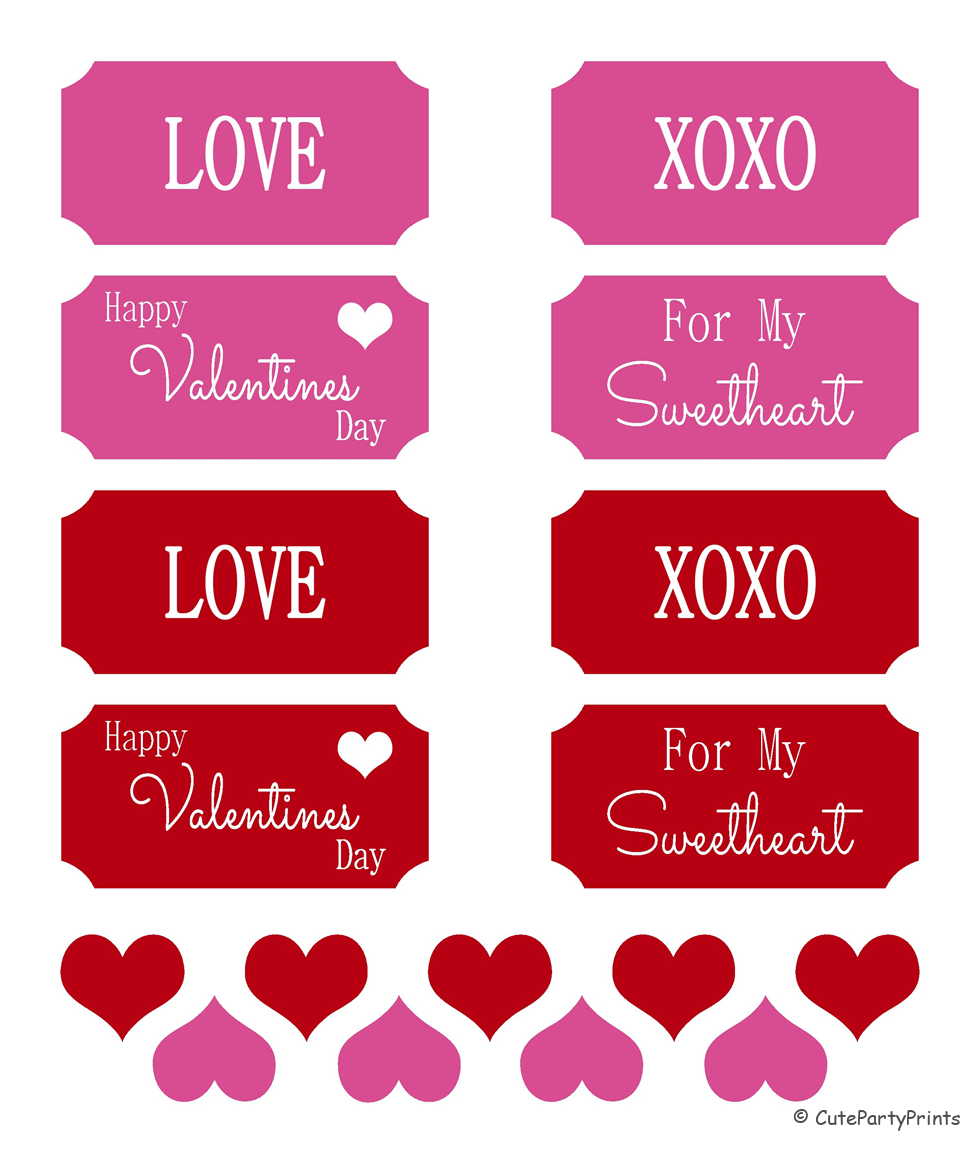 Valentines Day Gift Tags