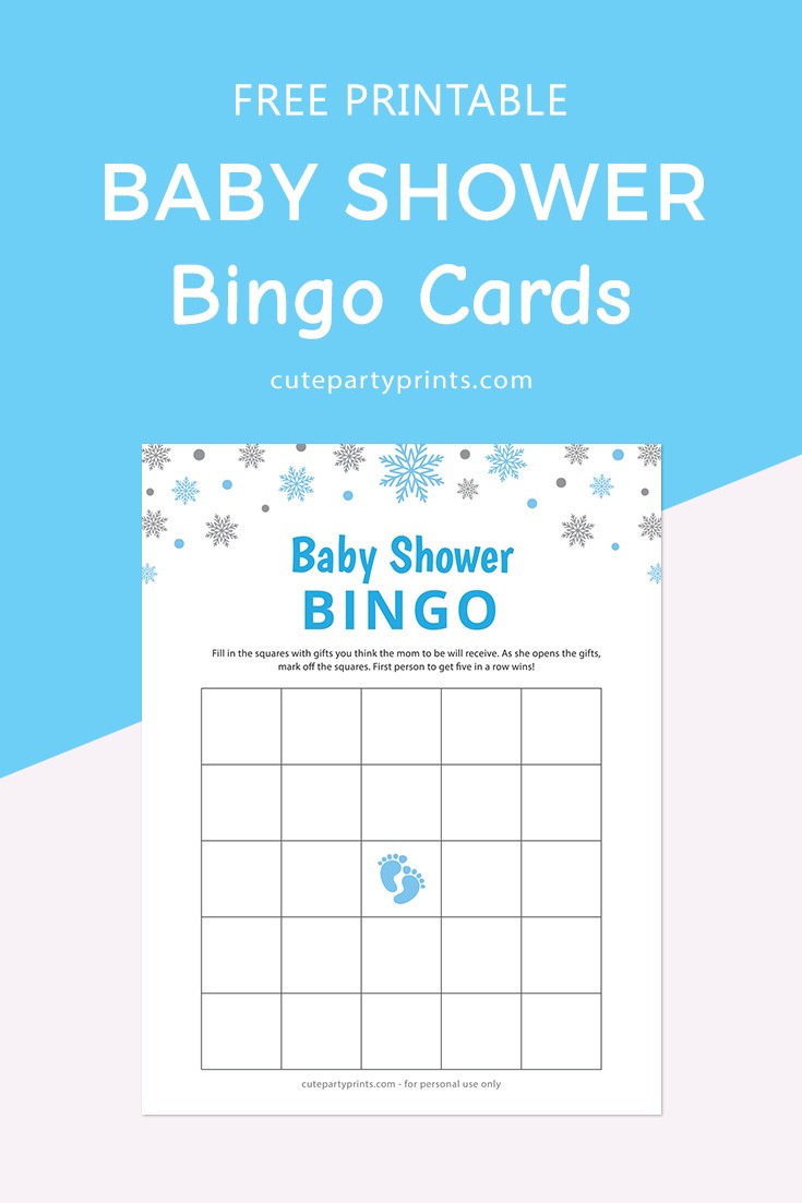 Boy Baby Bingo Printable