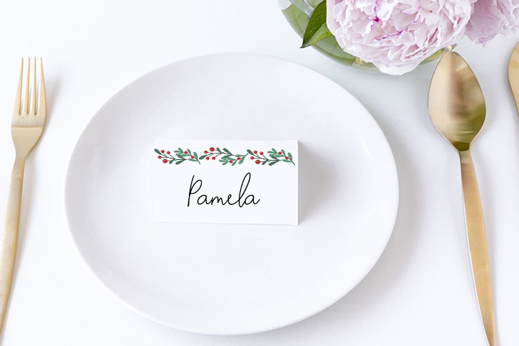 Place Cards for Christmas