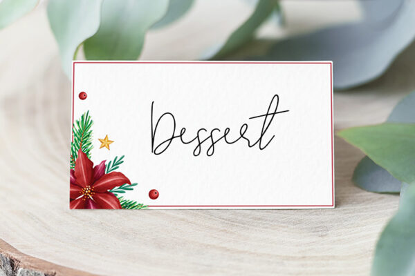 Free Printable Christmas Place Cards