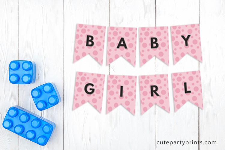 Girl Baby Shower Banner Free Printable