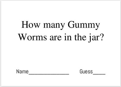 How many Gummy Worms Game Cards