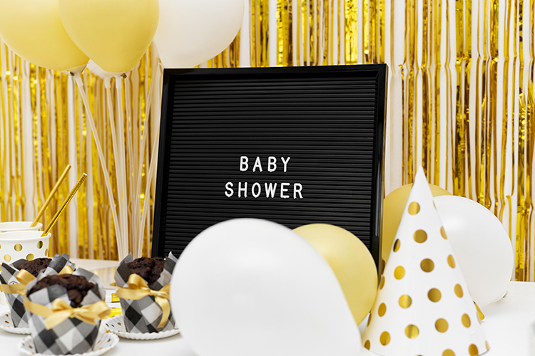 DIY Photo Booth for Baby Shower